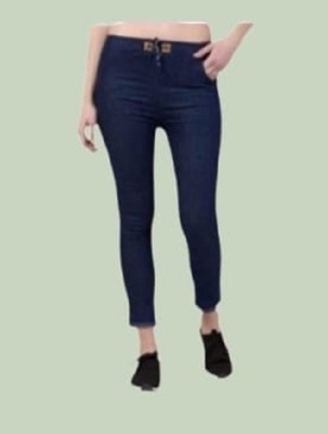 HGYN Regular Women Dark Blue Jeans