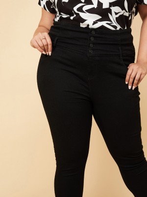 MAX Regular Women Black Jeans