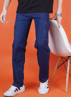linaria Loose Fit Men Dark Blue Jeans