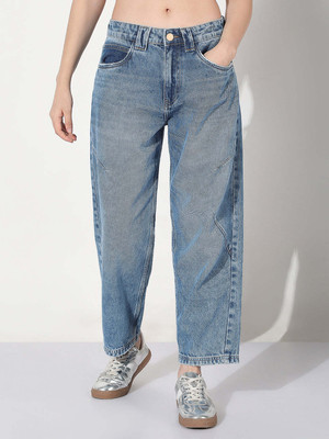 SHOWOFFFF Relaxed Fit Women Blue Jeans