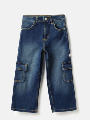 United Colors of Benetton Regular Girls Blue Jeans