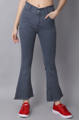 Nix9 Boot-Leg Women Grey Jeans