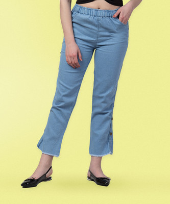 Maniere Creations Regular Women Light Blue Jeans