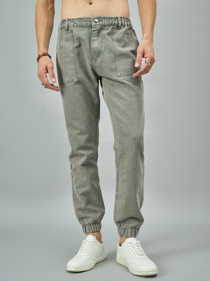 STUDIO NEXX Relaxed Fit Men Light Green Jeans