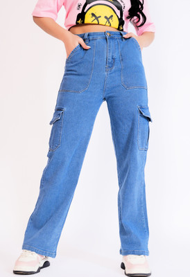 silver threads Boyfriend Women Blue Jeans