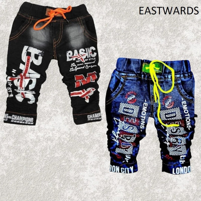 EASTWARDS Relaxed Fit Baby Boys & Baby Girls Dark Blue, Black Jeans