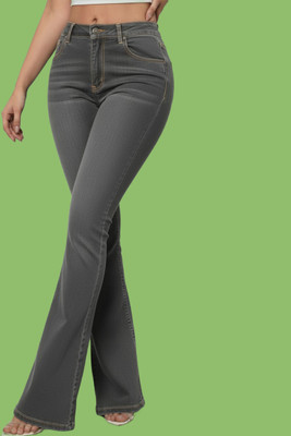Dollfashion Boot-Leg Women Grey Jeans