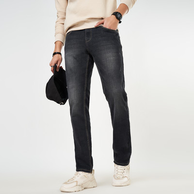 SF Jeans by Pantaloons Slim Men Black Jeans