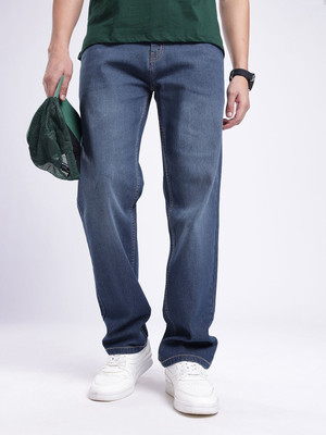 Glitchez Relaxed Fit Men Blue Jeans
