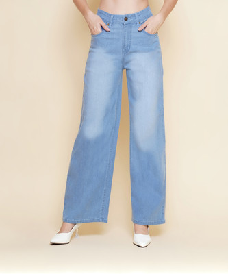 Puella Flared Women Blue Jeans