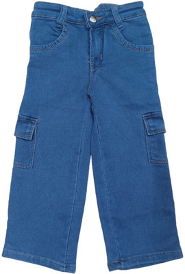 CKUSH Boyfriend Girls Blue Jeans