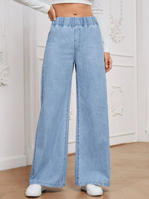 KASHIAN Flared Women Light Blue Jeans