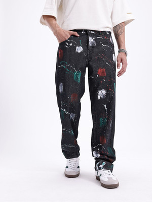 Kook N Keech Straight Fit Men Black Jeans