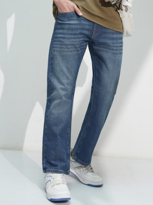 HIGHLANDER Boot-Leg Men Blue Jeans