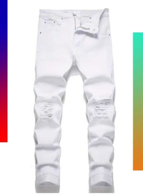 Morcil Slim Men White Jeans