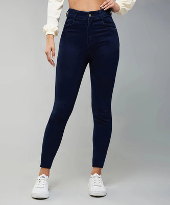 DOLCE CRUDO Skinny Women Dark Blue Jeans