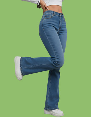 Dollfashion Boot-Leg Women Blue Jeans