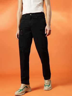 BWOLVES Relaxed Fit Men Black Jeans