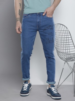 The Indian Garage Co. Slim Men Blue Jeans