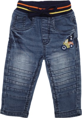 V-MART Slim Baby Boys & Baby Girls Dark Blue Jeans