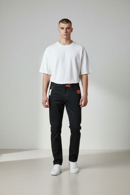 eliza fashion Regular Men Black Jeans