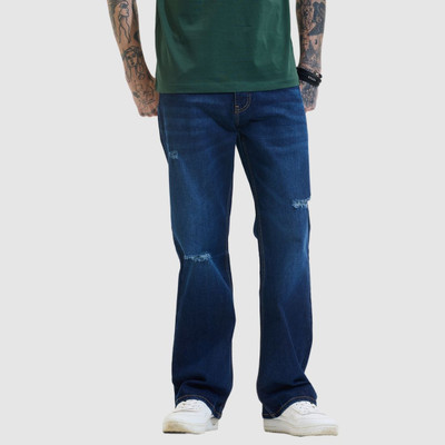 Snitch Boot-Leg Men Blue Jeans