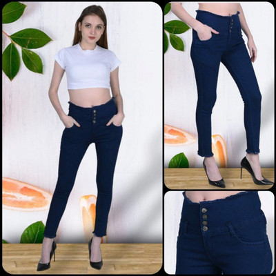 1DAYSTREET Skinny Women Dark Blue Jeans
