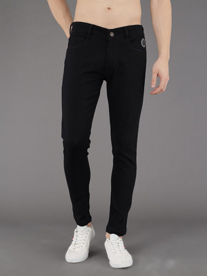 PODGE Slim Men Black Jeans