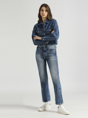 Pepe Jeans Straight Fit Women Blue Jeans