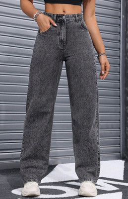 BLESSICA Relaxed Fit Women Grey Jeans