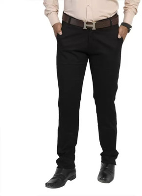 WHATON Skinny Men Black Jeans