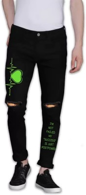 CAMFITS Slim Men Black, Green Jeans