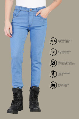 Lzard Regular Men Light Blue Jeans