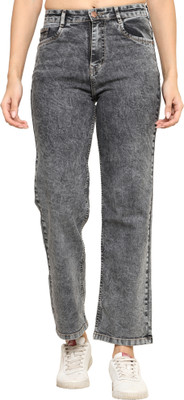 zayla Relaxed Fit Women Black Jeans