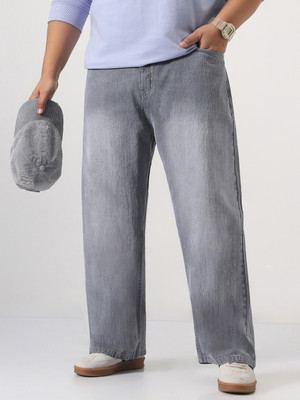 Urbano Plus Loose Fit Men Grey Jeans