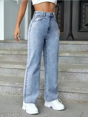yudit fashion Straight Fit Women Grey Jeans