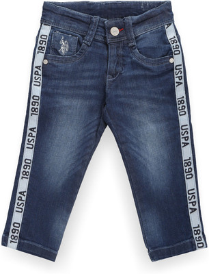 U.S. POLO ASSN. Slim Baby Boys Blue Jeans