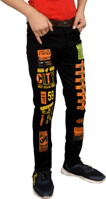 Fandom Collection Regular Boys Black Jeans
