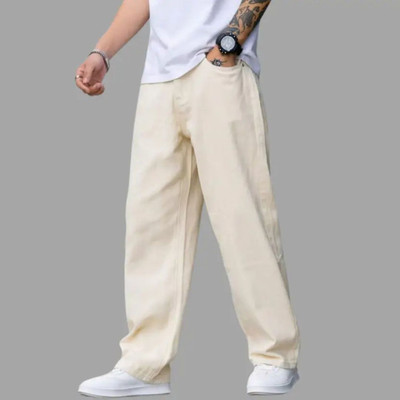 Jeancherry Regular Men Beige Jeans