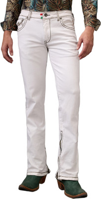 Mode De Base Italie Slim Men White Jeans