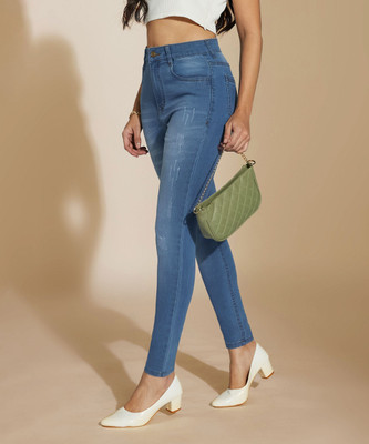 Miss Chase Skinny Women Blue Jeans