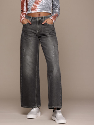 Roadster Slim Women Black Jeans