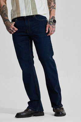 Snitch Boot-Leg Men Dark Blue Jeans