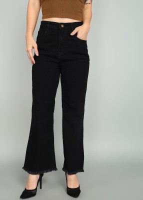 GUTI Boot-Leg Women Black Jeans