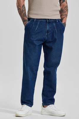 Snitch Relaxed Fit Men Dark Blue Jeans