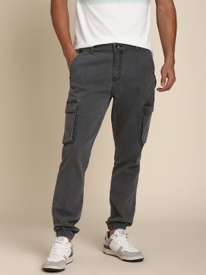 Dennis Lingo Slim Men Grey Jeans