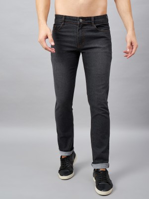 STUDIO NEXX Tapered Fit Men Black Jeans