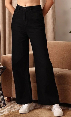 LTA Straight Fit Women Black Jeans