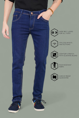 Lzard Regular Men Green Jeans