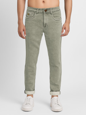 PLOUNGE Slim Men Light Green Jeans